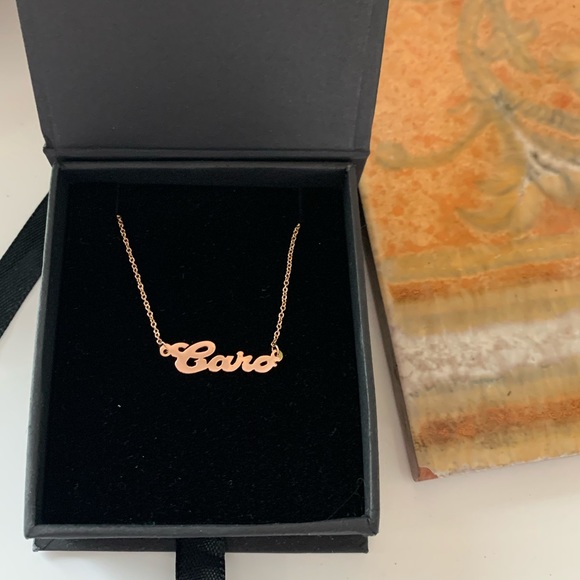 14k Rose Gold “Caro” Caroline not Carrie Nickname - Picture 2 of 16